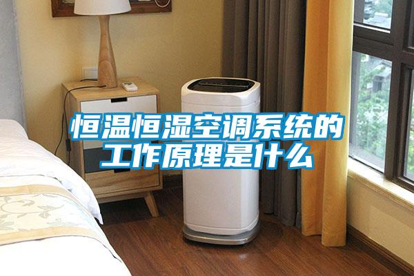 国产精品探花在线观看 恒温恒湿空调系统的工作原理是什么