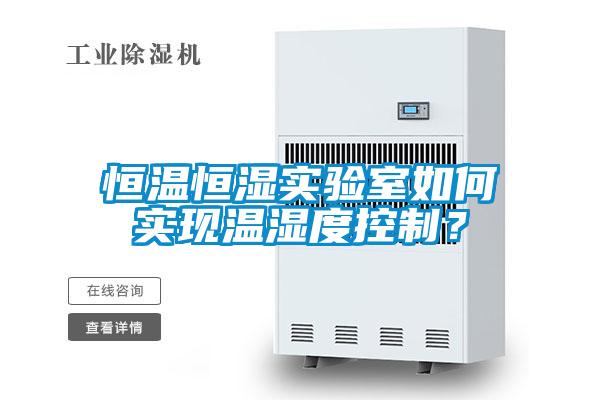 国产精品三级在线观看 恒温恒湿实验室如何实现温湿度控制？