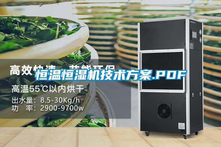 国产精品欧美激情视频 恒温恒湿机技术方案.PDF