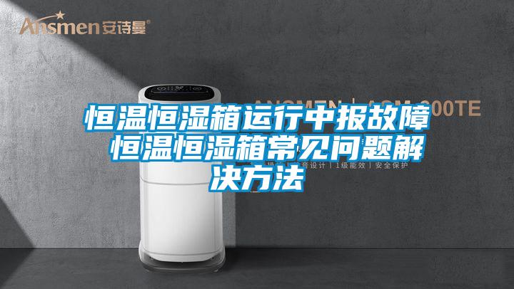 国产精品三级在线观看 恒温恒湿箱运行中报故障 恒温恒湿箱常见问题解决方法