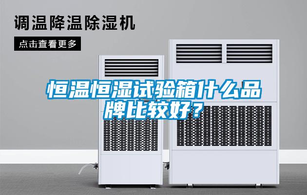 国产精品欧美激情视频 恒温恒湿试验箱什么品牌比较好？