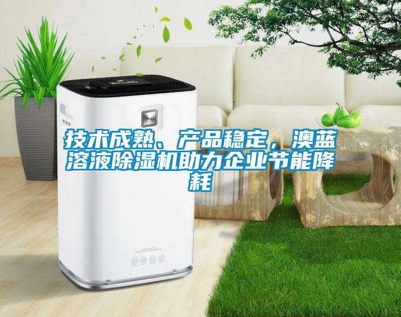 国产精品三级在线观看 技术成熟、产品稳定，澳蓝溶液除湿机助力企业节能降耗