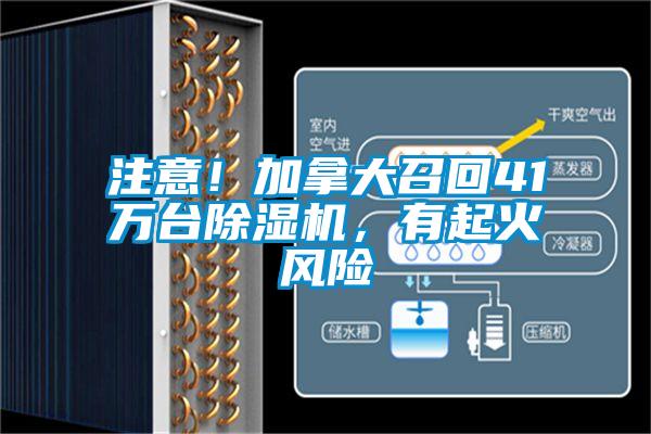 国产精品探花在线观看 注意！加拿大召回41万台除湿机，有起火风险