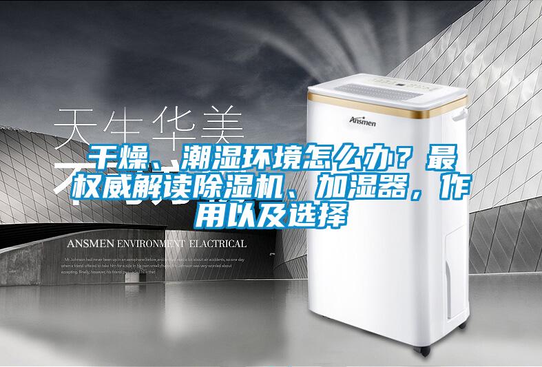 国产精品欧美激情视频 干燥、潮湿环境怎么办？最权威解读除湿机、加湿器，作用以及选择