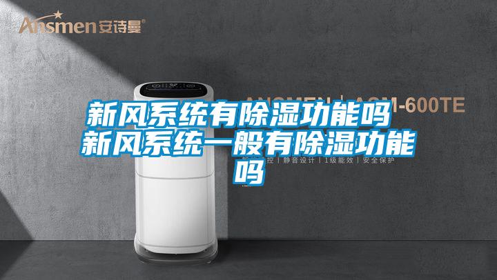 国产精品欧美激情视频 新风系统有除湿功能吗 新风系统一般有除湿功能吗