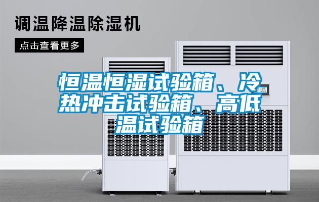 国产精品三级在线观看 恒温恒湿试验箱、冷热冲击试验箱、高低温试验箱