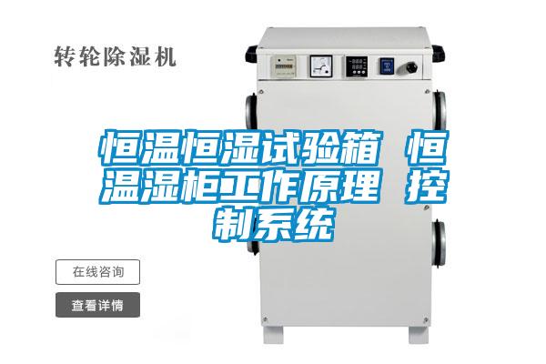 国产精品探花在线观看 恒温恒湿试验箱 恒温湿柜工作原理 控制系统