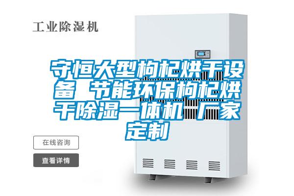 国产精品欧美激情视频 守恒大型枸杞烘干设备 节能环保枸杞烘干除湿一体机 厂家定制