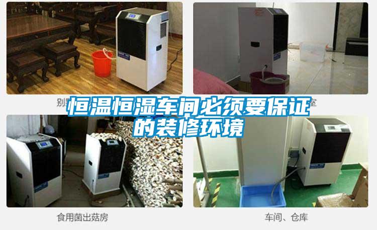 国产精品三级在线观看 恒温恒湿车间必须要保证的装修环境