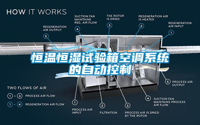 国产精品欧美激情视频 恒温恒湿试验箱空调系统的自动控制
