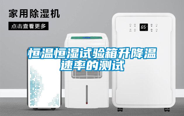 国产精品三级在线观看 恒温恒湿试验箱升降温速率的测试