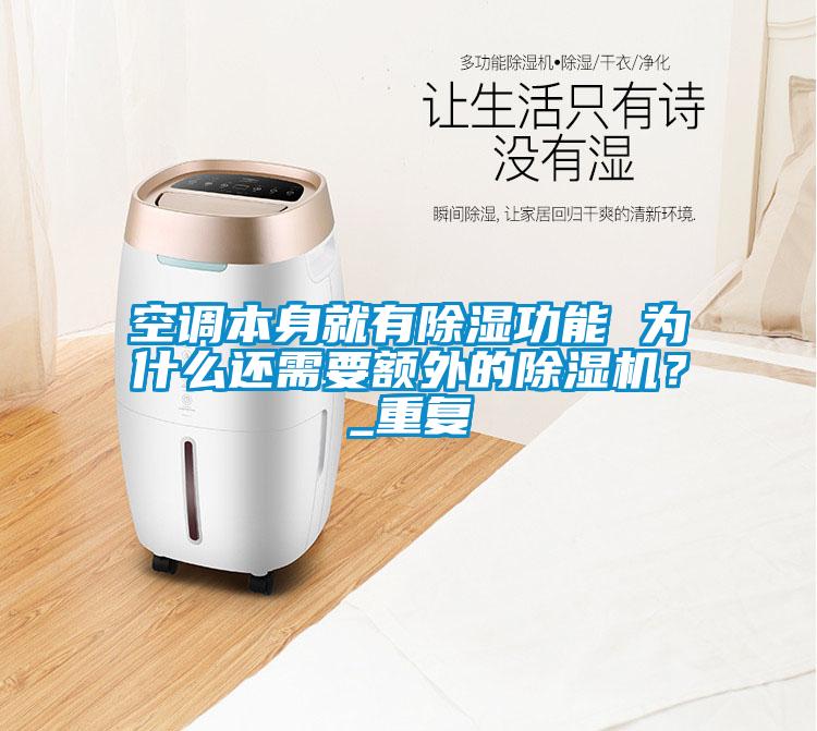 国产精品欧美激情视频 空调本身就有除湿功能 为什么还需要额外的除湿机？_重复