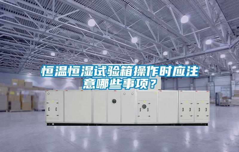 国产精品探花在线观看 恒温恒湿试验箱操作时应注意哪些事项？