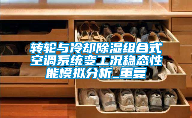 国产精品三级在线观看 转轮与冷却除湿组合式空调系统变工况稳态性能模拟分析_重复
