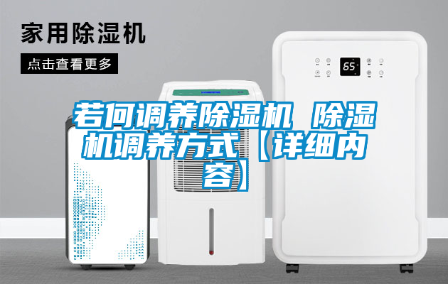 国产精品三级在线观看 若何调养除湿机 除湿机调养方式【详细内容】