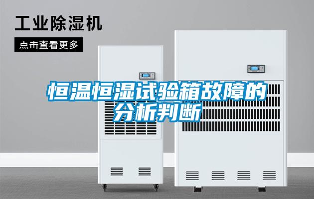国产精品三级在线观看 恒温恒湿试验箱故障的分析判断