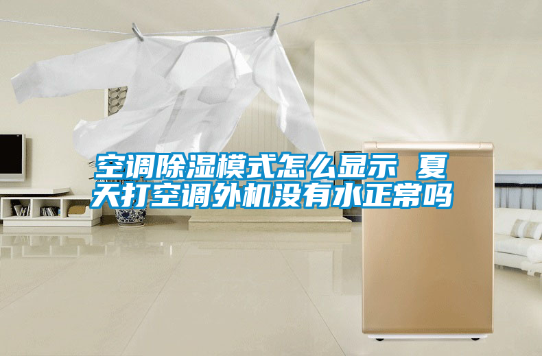 国产精品探花在线观看 空调除湿模式怎么显示 夏天打空调外机没有水正常吗