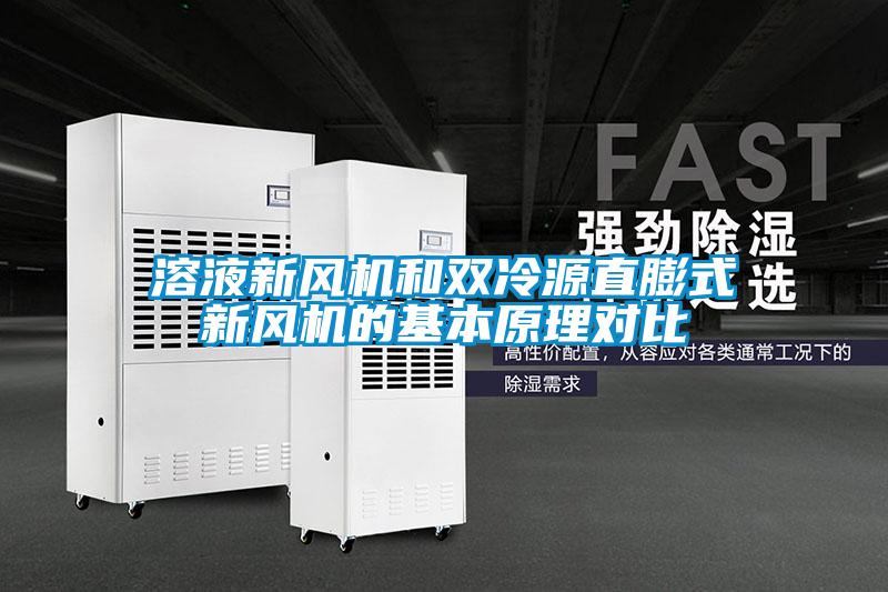 国产精品探花在线观看 溶液新风机和双冷源直膨式新风机的基本原理对比