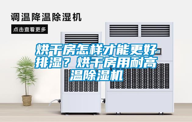 国产精品三级在线观看 烘干房怎样才能更好排湿？烘干房用耐高温除湿机
