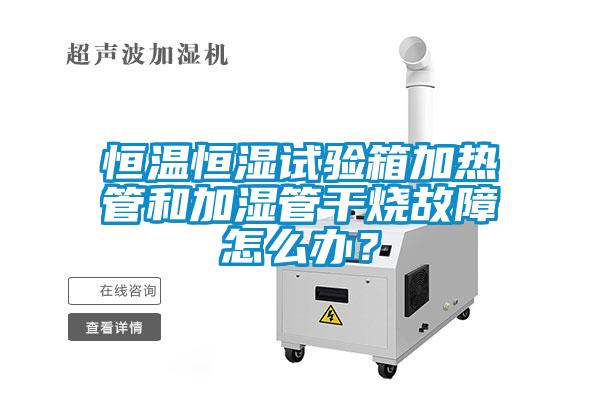 国产精品三级在线观看 恒温恒湿试验箱加热管和加湿管干烧故障怎么办？