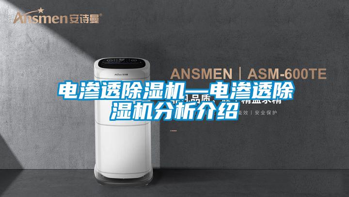 国产精品探花在线观看 电渗透除湿机—电渗透除湿机分析介绍