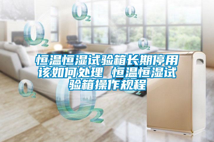 国产精品欧美激情视频 恒温恒湿试验箱长期停用该如何处理 恒温恒湿试验箱操作规程