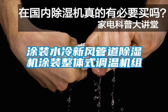 国产精品三级在线观看 涂装水冷新风管道除湿机涂装整体式调温机组