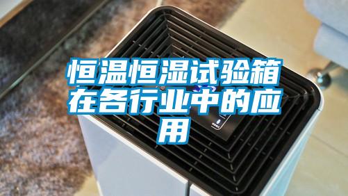 国产精品三级在线观看 恒温恒湿试验箱在各行业中的应用