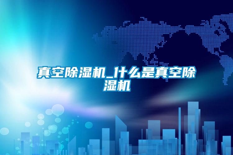 国产精品三级在线观看 真空除湿机_什么是真空除湿机