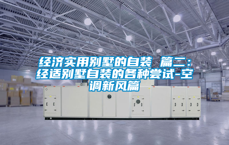 国产精品三级在线观看 经济实用别墅的自装 篇二：经适别墅自装的各种尝试-空调新风篇