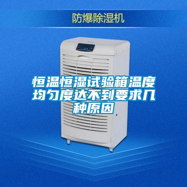 国产精品三级在线观看 恒温恒湿试验箱温度均匀度达不到要求几种原因