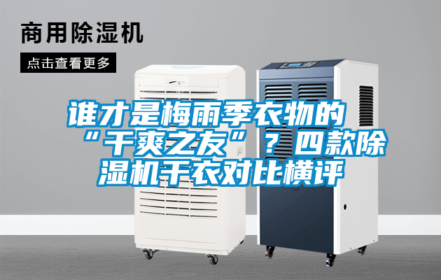 国产精品三级在线观看 谁才是梅雨季衣物的“干爽之友”？四款除湿机干衣对比横评