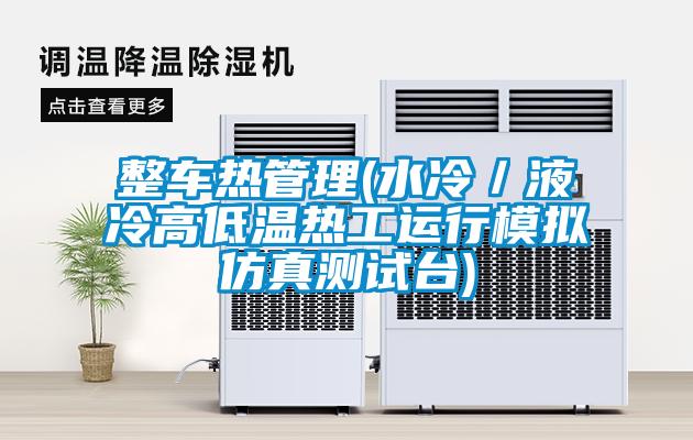 国产精品探花在线观看 整车热管理(水冷／液冷高低温热工运行模拟仿真测试台)