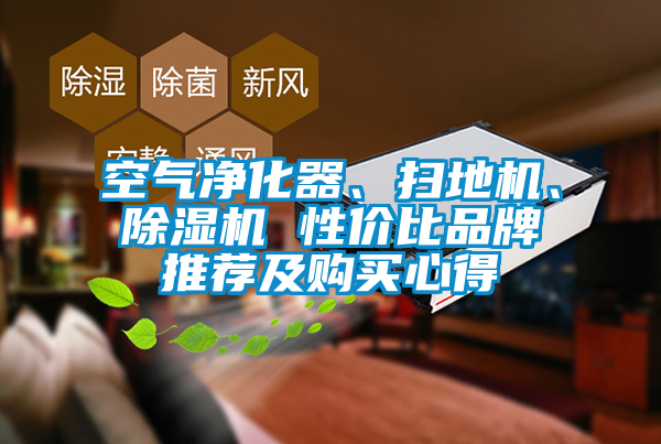 国产精品欧美激情视频 空气净化器、扫地机、除湿机 性价比品牌推荐及购买心得