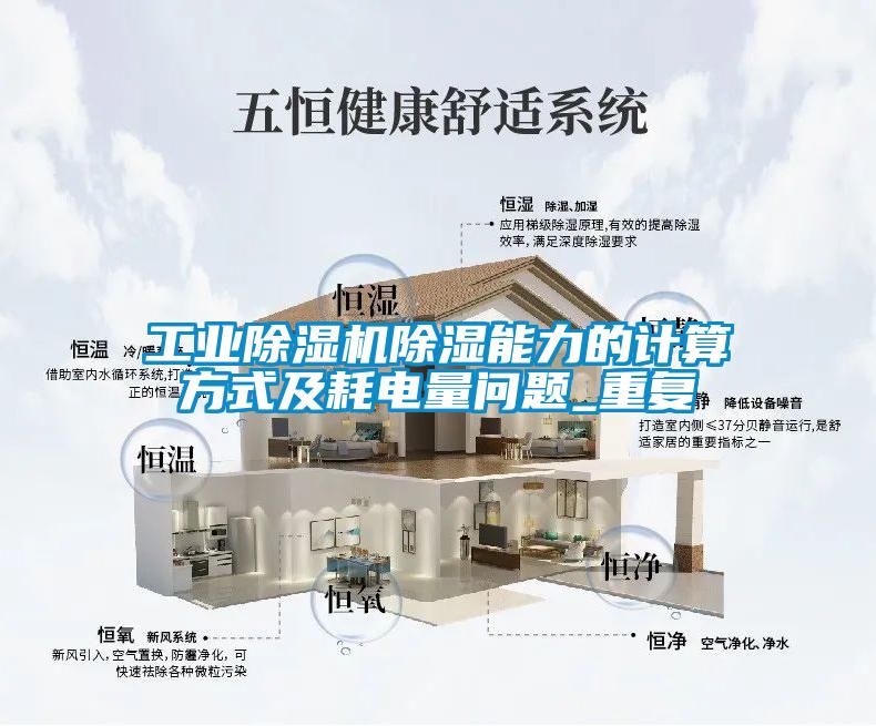 国产精品欧美激情视频 工业除湿机除湿能力的计算方式及耗电量问题_重复