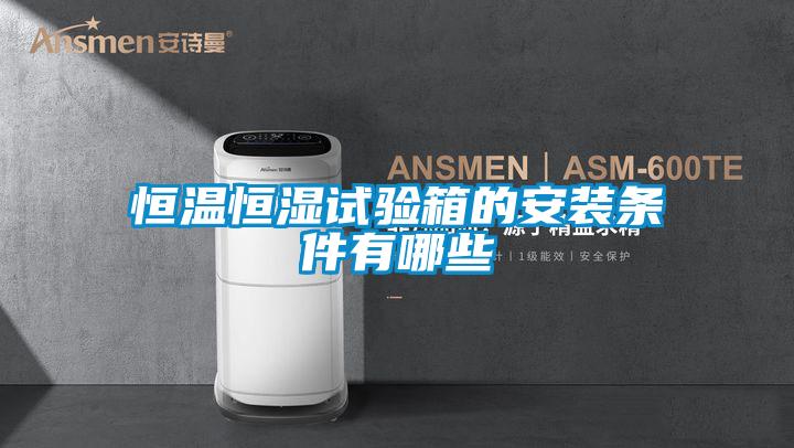 国产精品探花在线观看 恒温恒湿试验箱的安装条件有哪些