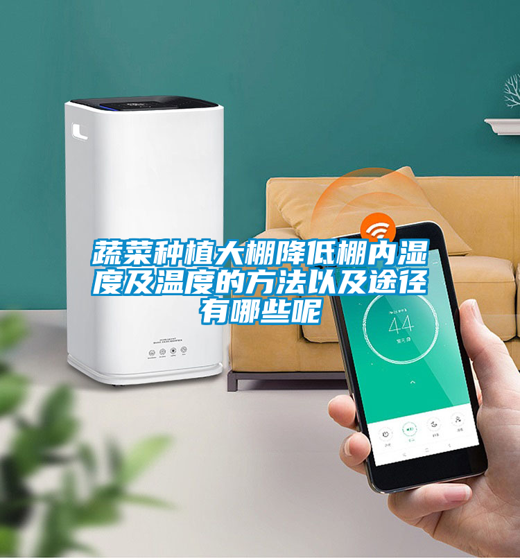 国产精品探花在线观看 蔬菜种植大棚降低棚内湿度及温度的方法以及途径有哪些呢