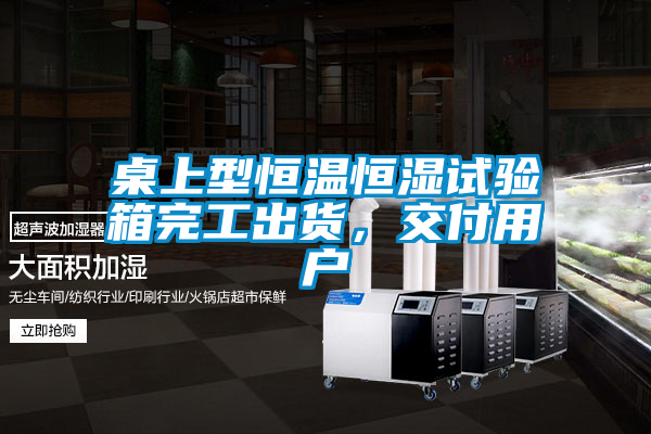 国产精品三级在线观看 桌上型恒温恒湿试验箱完工出货，交付用户