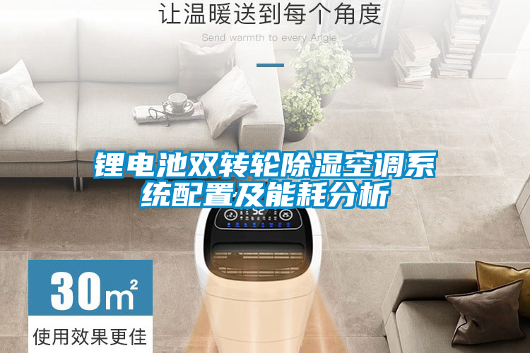 国产精品探花在线观看 锂电池双转轮除湿空调系统配置及能耗分析