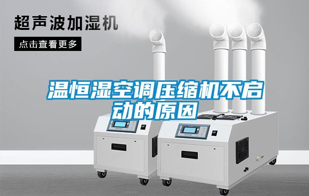 国产精品欧美激情视频 温恒湿空调压缩机不启动的原因