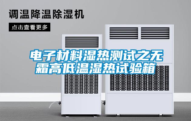 国产精品欧美激情视频 电子材料湿热测试之无霜高低温湿热试验箱