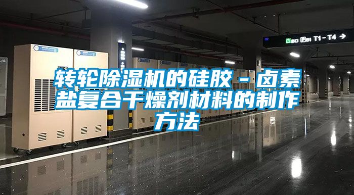 国产精品探花在线观看 转轮除湿机的硅胶－卤素盐复合干燥剂材料的制作方法
