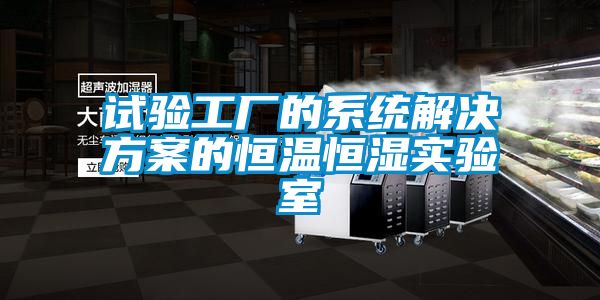 国产精品三级在线观看 试验工厂的系统解决方案的恒温恒湿实验室