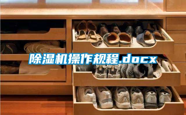 国产精品欧美激情视频 除湿机操作规程.docx