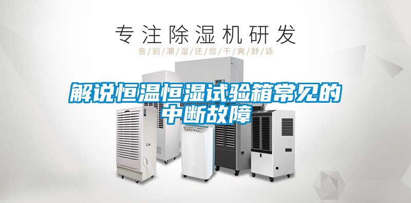 国产精品欧美激情视频 解说恒温恒湿试验箱常见的中断故障