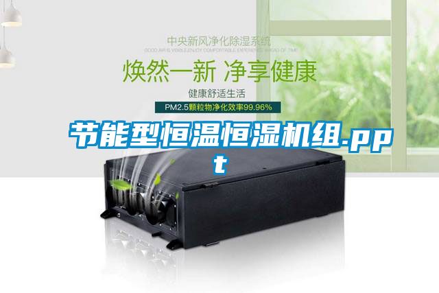 国产精品欧美激情视频 节能型恒温恒湿机组.ppt