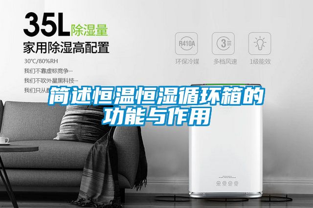 国产精品欧美激情视频 简述恒温恒湿循环箱的功能与作用