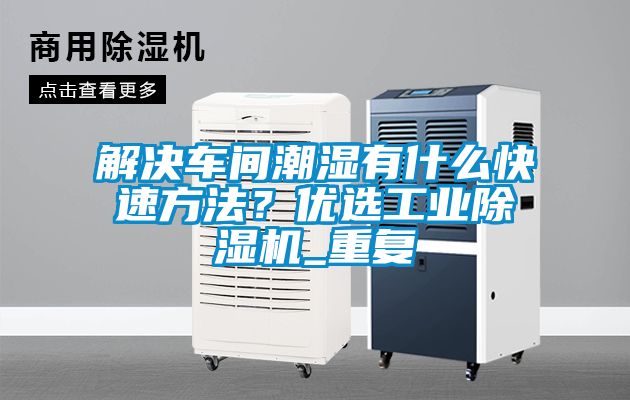 国产精品三级在线观看 解决车间潮湿有什么快速方法？优选工业除湿机_重复
