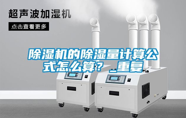 国产精品三级在线观看 除湿机的除湿量计算公式怎么算？_重复
