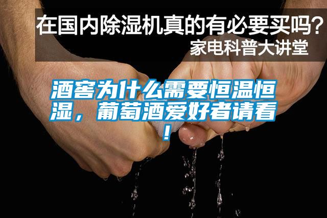 国产精品三级在线观看 酒窖为什么需要恒温恒湿，葡萄酒爱好者请看！